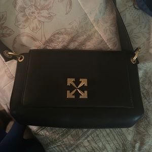 Off-White black hand bag